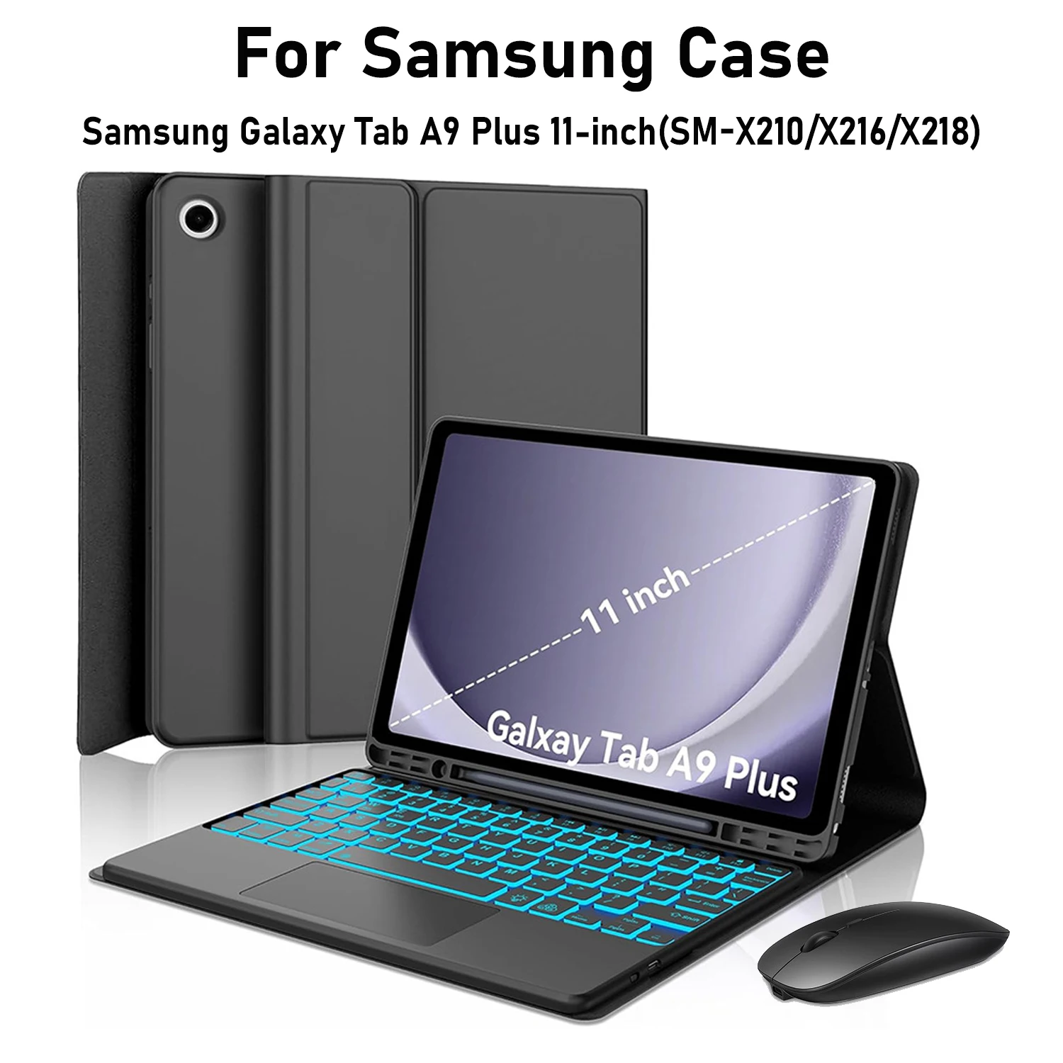 Samsung Tablet Keyboard Accessories - Tastaturhülle für Samsung Galaxy Tab A9