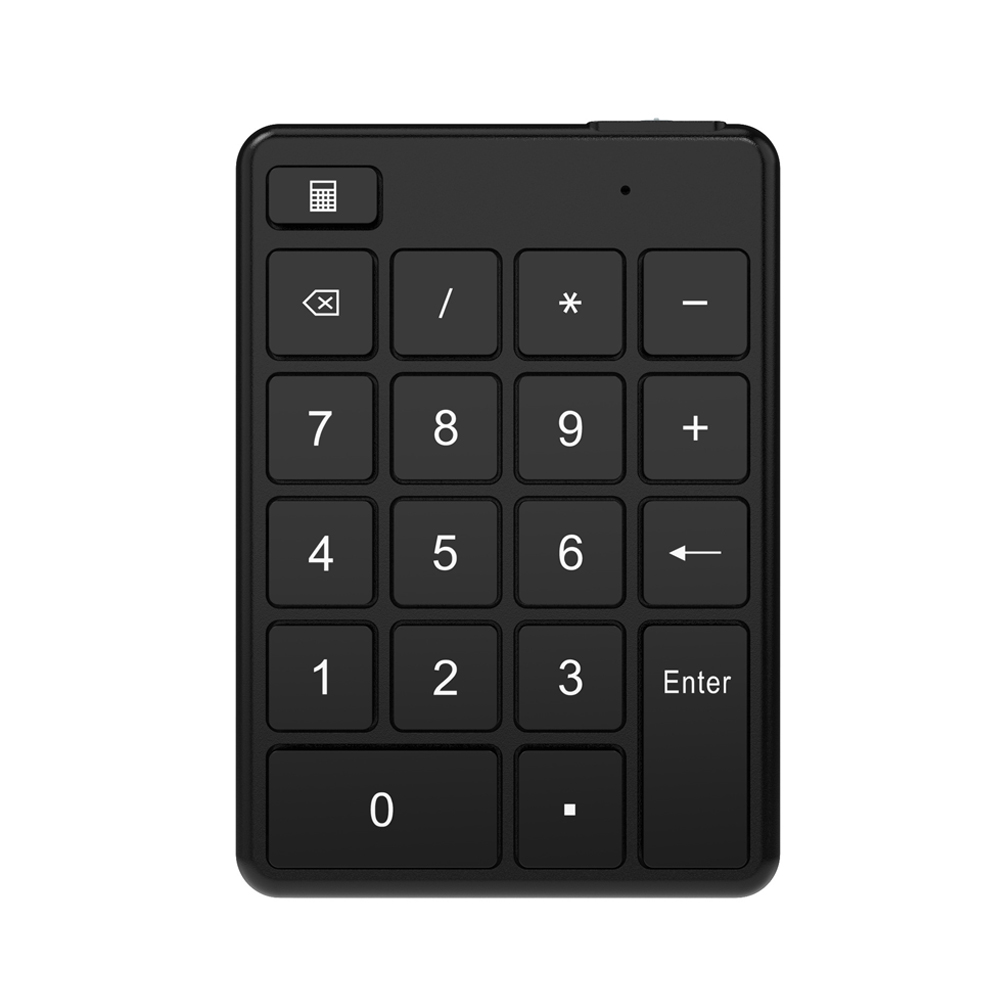 Bluetooth Trackpad - Drahtlose Bluetooth-Ziffernblock, tragbare Mini-Zahlentastatur, 19-Tasten, externer