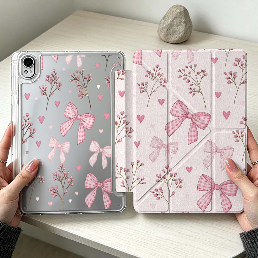 Honor Tablet X9 Accessories - Weiche Schutzhülle mit Blumen-Herz-Muster für Huawei