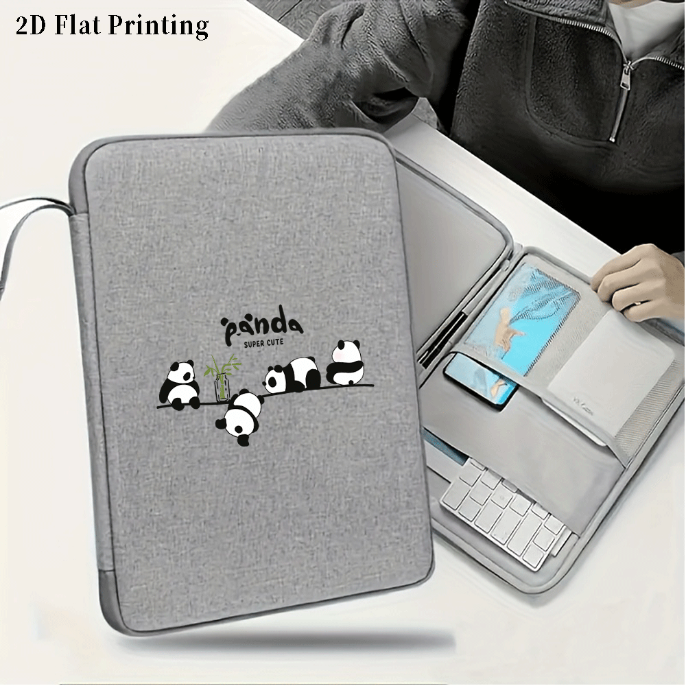 Tablet Accessories Bag - Tablet-Hülle mit Panda-Motiv, 10,9/12,9 Zoll, Handtasche