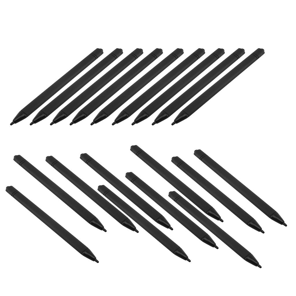 Tablet Drawing Accessories - Langlebiger Ersatz-Stylus-Stift für LCD-Schreibtafel, schwarzes Kunststoff-Zeichenzubehör,