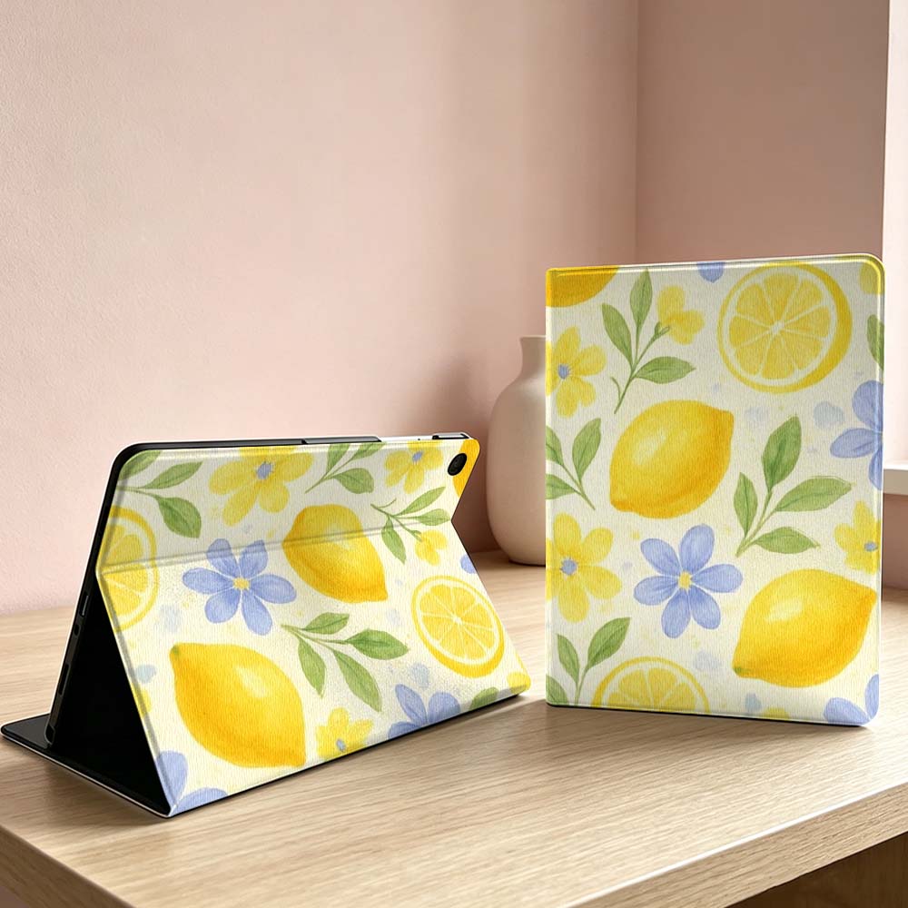 Tablet A9 Accessories - Design mit Zitronenmuster, weiche Hülle für