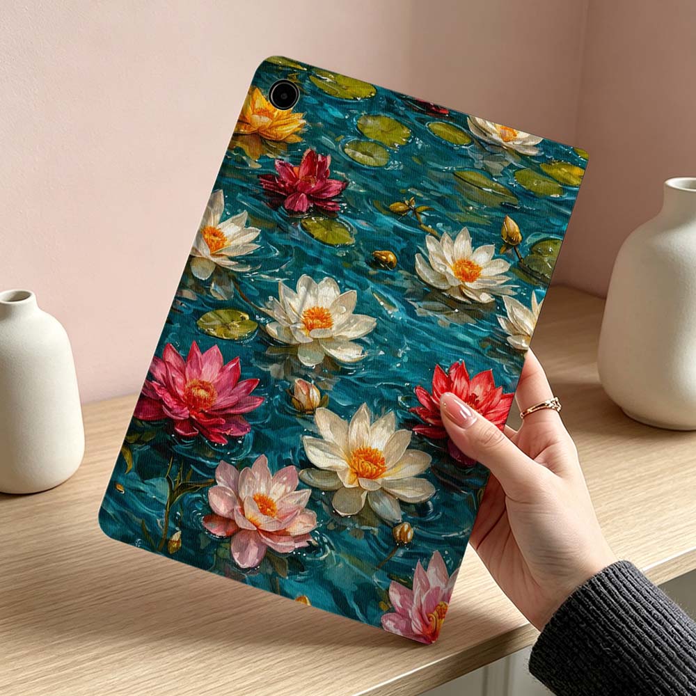 Wasserlilien-Blütenmuster Weic – Tablet A9 Accessories Bewertung und Preis