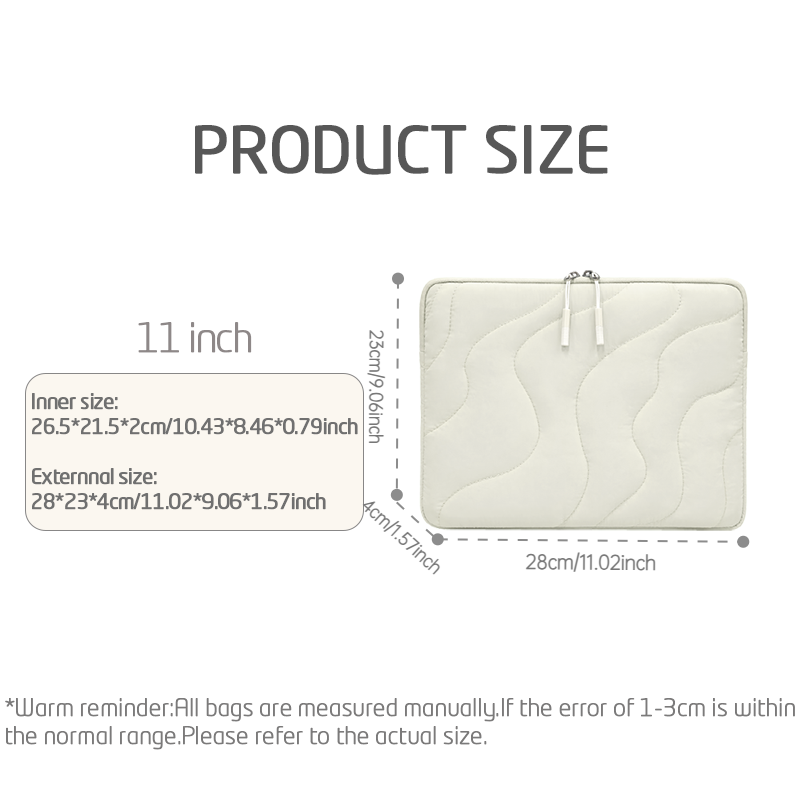 11 Zoll gesteppte Tablet-Hülle – Tablet Accessories Bag Bewertung und Preis